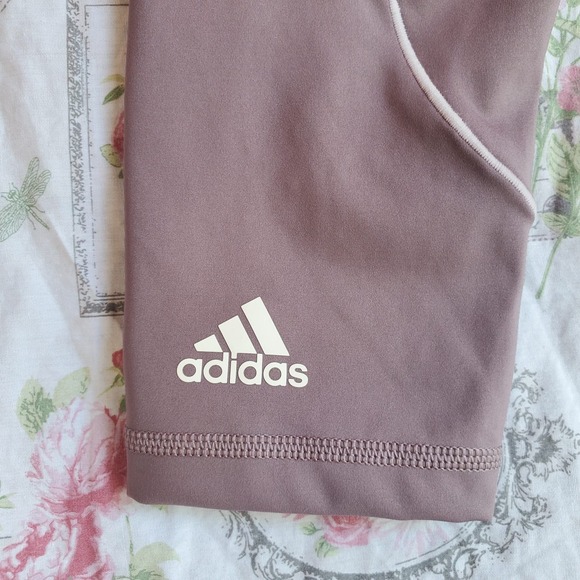 Adidas Climalite‎ Leggings Purple Size Medium - Picture 4 of 6
